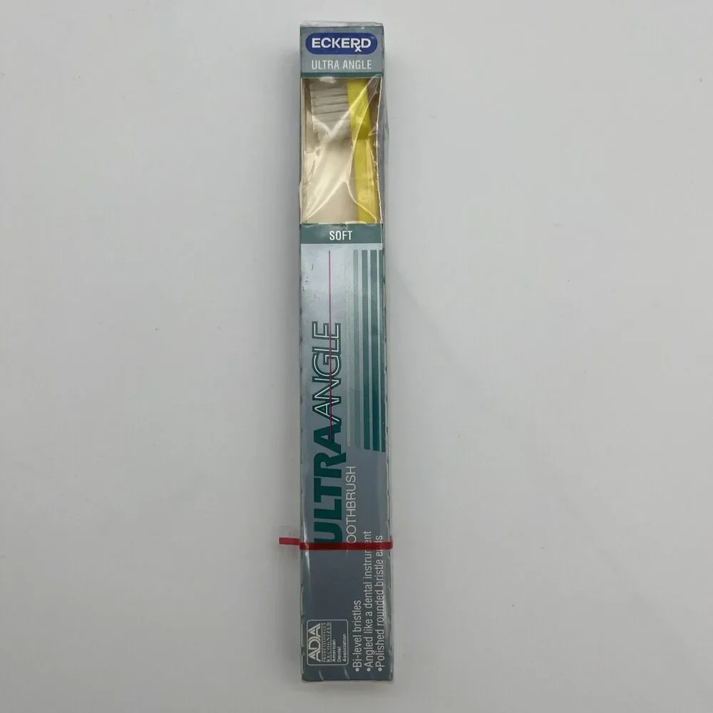 Vintage Eckerd Toothbrush 1983 NOS ULTRA ANGLE Soft Oral B 40/60